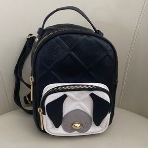 Betsey Johnson Puppy Face Mini Backpack